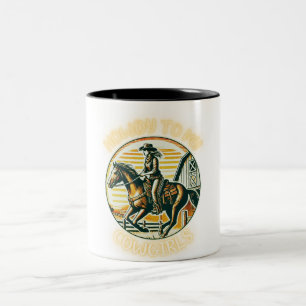 Wie kann ich meinen Cowgirls Vintagen Retro-70er-S Zweifarbige Tasse