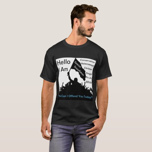 Wie kann ich Sie heute beleidigen? T-Shirt (Vorne ganz)