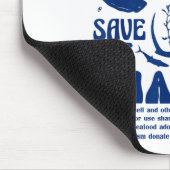 Wie kann man helfen, die Haie Retten? Mousepad (Ecke)