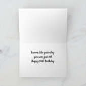WIE KANN "YOU" "70" FUN BIRTHDAY CARD SEIN? KARTE (Innenseite)