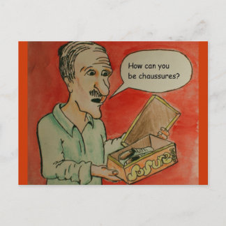 Wie kannst du krank sein? Postkarte