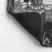 Wie Klinge Excalibur die Sir-Bedivere Cast Mousepad (Ecke)