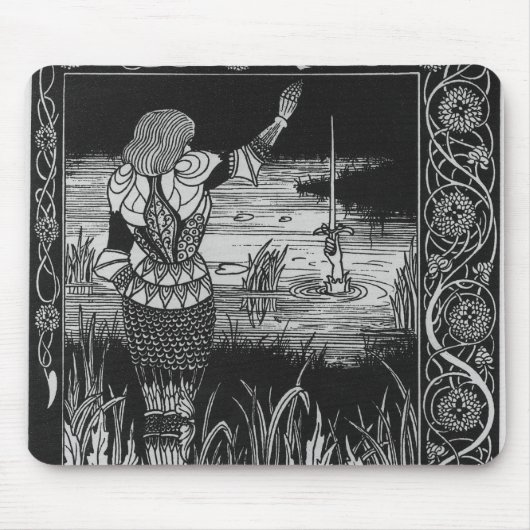 Wie Klinge Excalibur die Sir-Bedivere Cast Mousepad (Vorne)