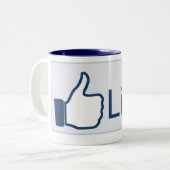 Wie Knopf-Tasse Zweifarbige Tasse (Vorderseite Links)