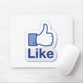 Wie Knopf (wie ich) Mousepad (Mit Mouse)