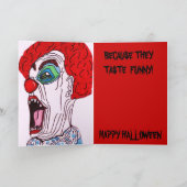 WIE KOMMEN DIE MONSTERN NICHT ZU CLOWNS? KARTE (Innenseite)