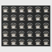 Wie kommt es zu Funny Cat Pun Dark BG? Geschenkpapier (Flach)