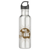 Wie König Edelstahlflasche (Vorderseite)