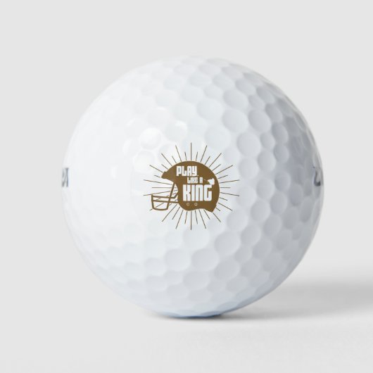 Wie König Golfball (Vorderseite)