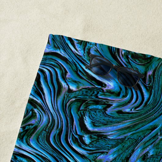 Wie königlich oder kastenblau mit Wandtextur Strandtuch (Beispiel)