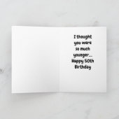 WIE KÖNNEN SIE "50" WENDEN? KARTE (Innenseite)