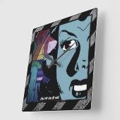 Wie können Sie sicher sein? Quadratische Wanduhr (Winkel)