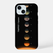 Wie könnten die sieben Planeten der Trappist-1 aus iPhone 15 Hülle (Rückseite)