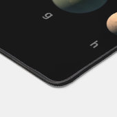 Wie könnten die sieben Planeten der Trappist-1 aus Schreibtischunterlage (Ecke)