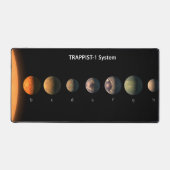 Wie könnten die sieben Planeten der Trappist-1 aus Schreibtischunterlage (Vorderseite)
