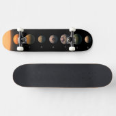 Wie könnten die sieben Planeten der Trappist-1 aus Skateboard (Horizontal)