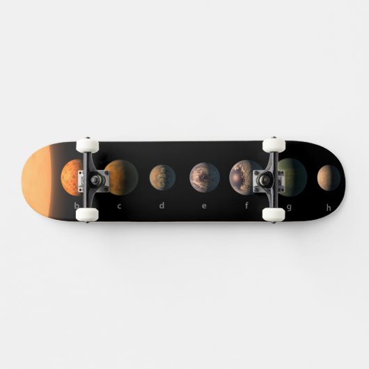 Wie könnten die sieben Planeten der Trappist-1 aus Skateboard (Horizontal)