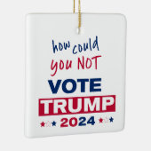 Wie konnten Sie TRUMP 2024 NICHT wählen? Keramikornament (Rechts)