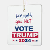 Wie konnten Sie TRUMP 2024 NICHT wählen? Keramikornament (Links)