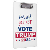 Wie konnten Sie TRUMP 2024 NICHT wählen? Klemmbrett (Rechts)