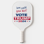Wie konnten Sie TRUMP 2024 NICHT wählen? Pickleball Schläger (Rückseite)