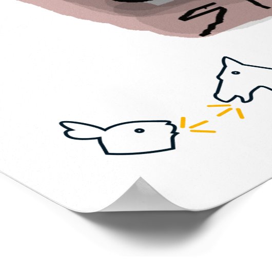 Wie Krebs das Plakat Krebs funktioniert (Ecke)