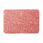 Wie Lachsfarben, die aus einer Wand bestehen Badematte (Vorderseite)