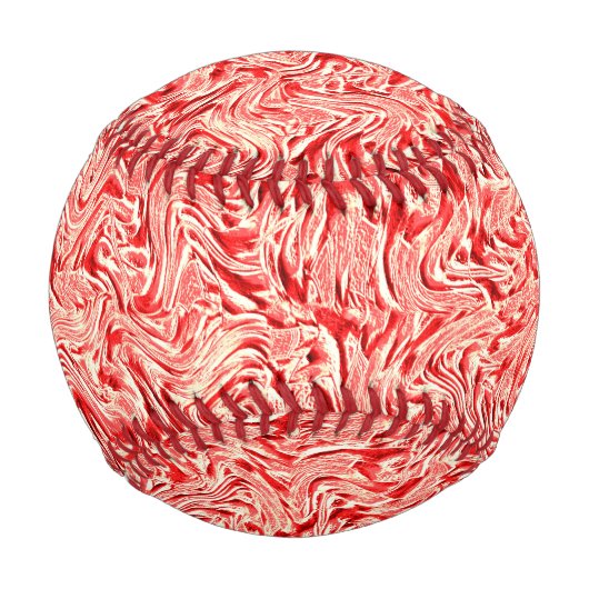 Wie Lachsfarben, die aus einer Wand bestehen Baseball (Vorderseite)