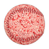 Wie Lachsfarben, die aus einer Wand bestehen Baseball (Vorderseite Links)