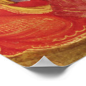 Wie Lancelot Guinevere geküsst hat Poster (Ecke)