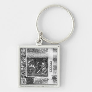 Wie Lancelot Guinevere küsste Schlüsselanhänger