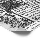 Wie Lancelot Kissed Guinevere Poster (Ecke)