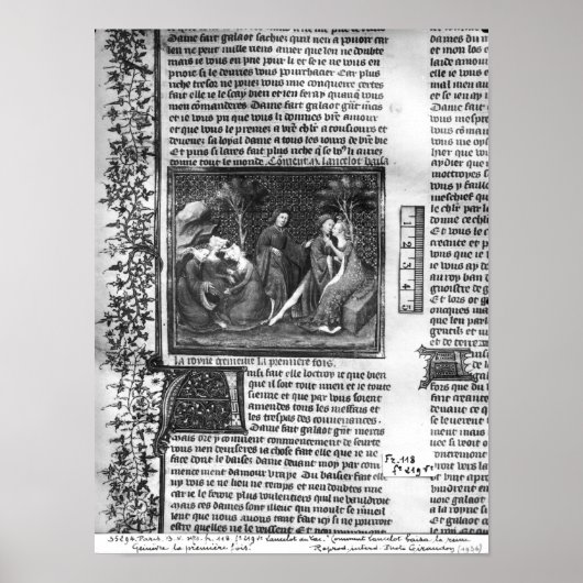 Wie Lancelot Kissed Guinevere Poster (Vorne)