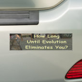 wie lang bis Evolution beseitigt Sie? Autoaufkleber (Auf Auto)