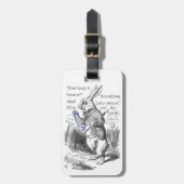 Wie lang ist Forever? Gepäckanhänger (Vorderseite vertikal)