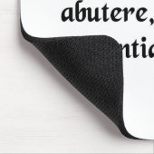 Wie lang missbrauchen Sie unsere Geduld, Catiline? Mousepad (Ecke)