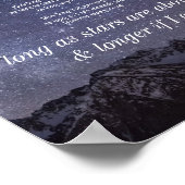 Wie lange werde ich dich Liebe geben? Poster (Ecke)