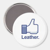 Wie Leather Magnet (Vorderseite/Rückseite)