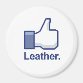 Wie Leather Magnet (Vorne)
