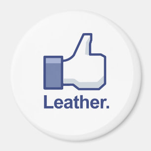 Wie Leather Magnet