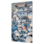 Wie lebende Steine1. Peter-Bibel-Vers Klemmbrett (Links)