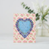 Wie leidenschaftlich ich bewundere und Liebe Sie V Postkarte (Stehend Vorderseite)