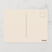 Wie leidenschaftlich ich bewundere und Liebe Sie V Postkarte (Rückseite)