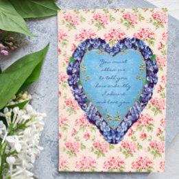 Wie leidenschaftlich ich bewundere und Liebe Sie V Postkarte