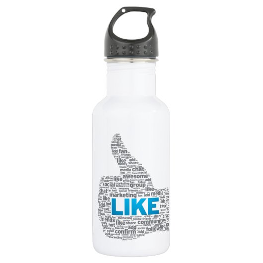 Wie Liberty Flasche Edelstahlflasche (Vorderseite)