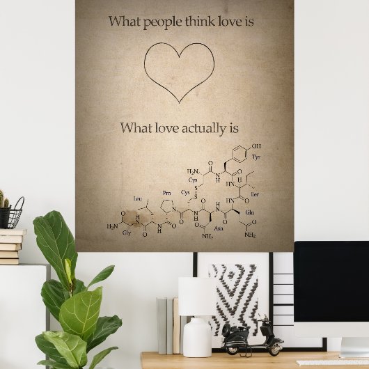 Wie Liebe eigentlich aussieht Poster (Heimbüro)