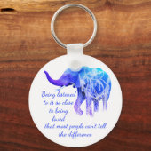 Wie Liebe Elephant Animal gehört zu werden Schlüsselanhänger (Vorderseite)