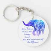 Wie Liebe Elephant Animal Ke gehört werden Schlüsselanhänger (Vorderseite)