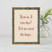 Wie Liebe ich dich? (Stehend Vorderseite)