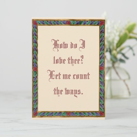 Wie Liebe ich dich? (Stehend Vorderseite)